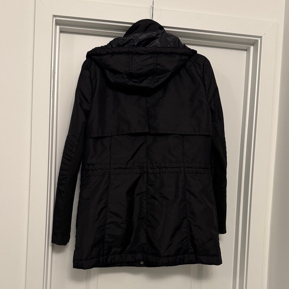BCBG Women's Black Hooded Winter Jacket - Picture 3 of 3
